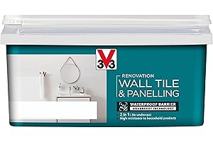 V33 Renovation Wall Tile & Panelling Paint Anthracite 2L