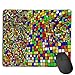 Produktbild Mouse Pad Rubik's Cube World Rectangle Rubber Mousepad 8.66 X 7.09 Inch Gaming Mouse Pad with Black Lock Edge