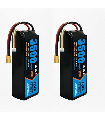 HOOVO Batería Lipo 6S de 22.2 V 100 C 5200 Ah con conector EC5 para