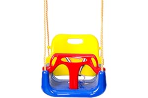 AIPINQI 3 in 1 Swing Seat, Outdoor Swing for Kids Safe Toddlers Swing Seat Tree Swing for Playground Indoor Outdoor Playing Swings for Children, Blue