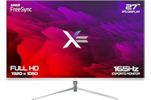 ADMI X= XPRO27IPS-W Pro Esports 27" IPS 1080p 165Hz 1ms FreeSync/G-Sync Compatible DP HDMI WHITE Gaming Monitor