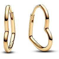 Collezione T:Orecchini a cerchio T1 in oro rosa con diamanti | & Co. Italia