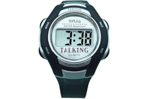VISIONU Orologio Parlante Digitale con Sonoro in Italiano con Sveglia e Relazione oraria Per bambini e non Vedenti TI