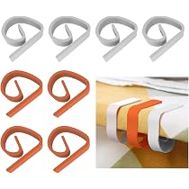 12 Pinces à Nappe Transparentes - Clips De Fixation Pour Table Extérieure - ABS Anti-vent - Lot Pratique Pour Repas En Plein Air