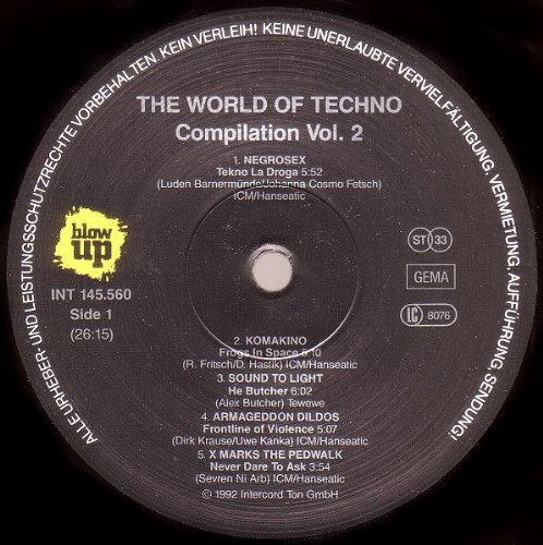 Preisvergleich Produktbild World of Techno 2 (1992) [Vinyl LP]