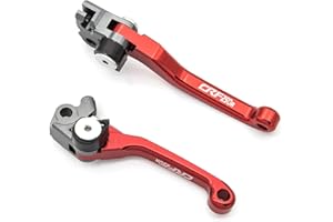 NICEDOLL Leviers de frein et d'embrayage pivotants pour CRF250R CRF 250 R 250R 2007 2008 2009 2010 2011 2012 2013 2014 2015 2016 2017 2018 2019 2020 2021 2022