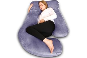 Chilling Home Pregnancy Pillows, U Shaped Full Body Maternity Pillow 58 inch, Pregnant Women Must Haves Pregnancy Pillows for Sleeping with Removable Cover