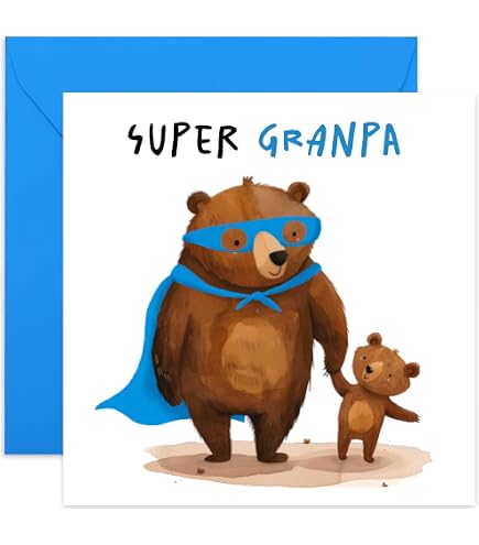 Ugly Grandpa Geburtstagskarte - A6, 280 G/m², Blanko Innen, Mit Umschlag