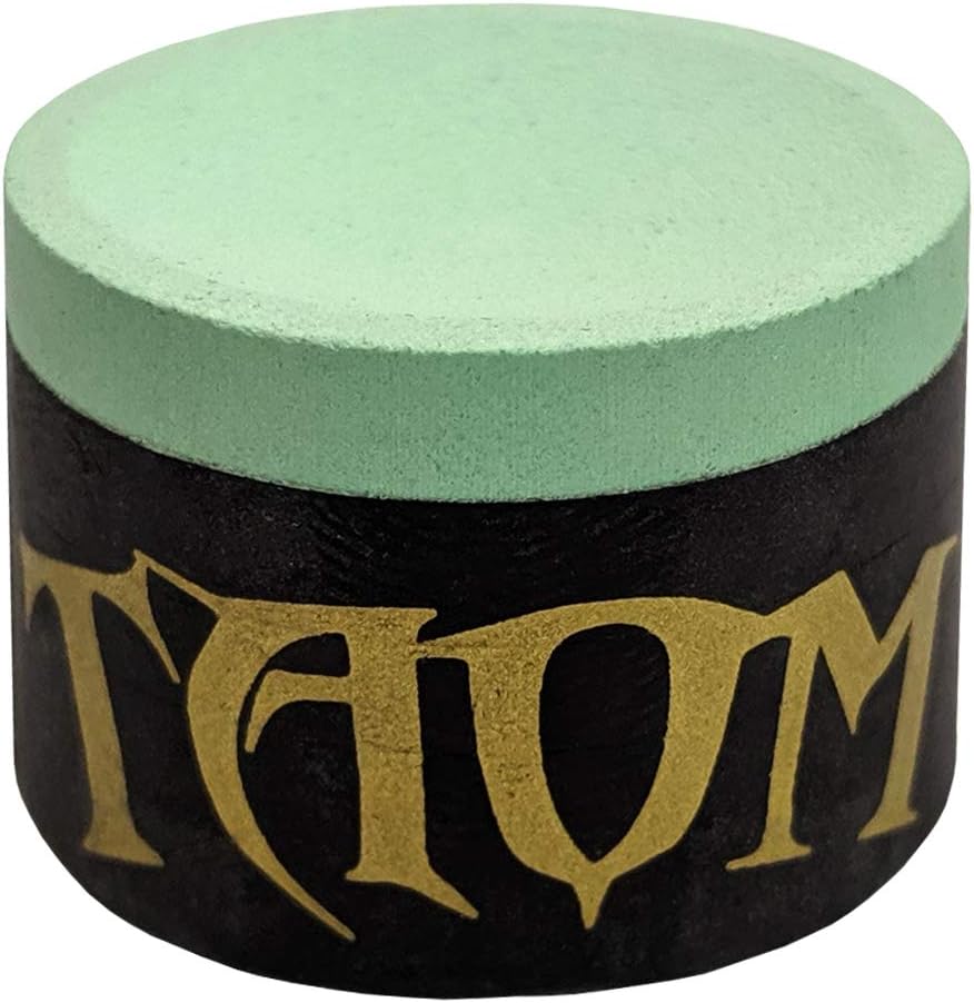 TAOM Tizas de billar y billar de puntas - Colores verde y blanco