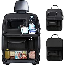 Auto Rücksitz-Organizer Mit Klapptisch - Wasserdicht & Mit Tabletfach | Ideal Für Kinder & Reisen