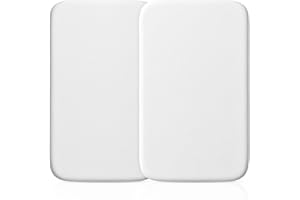 Sasma Home - Pack of 2-100% Jersey Cotton Crib Next2Me Fitted Sheets - Next2Me Compatible Crib Fitted Sheet (50x85cm) Pack of 2 White