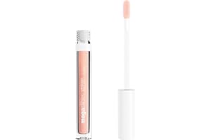 Wet n Wild, Mega Slicks Lip Gloss, Gloss à Lèvres Extra-Brillant à la Texture Légère et Éclatante pour des Lèvres Saines et Douces, Idée Cadeau pour la Saint Valentin, Pink Champagne Please