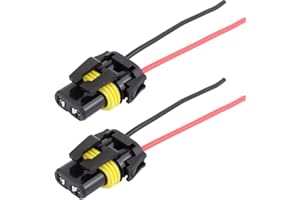 TOMALL 9005 HB3 H10 9006 HB4 Bulb Sockets Adaptador hembra Conector de arnés de cableado para faros antiniebla