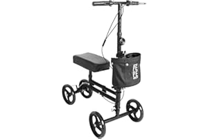 PEPE Mobility Déambulateur à Genoux Pliable, Trottinette pour Genou, Repose Genoux, Alternative à la Béquille, Intérieur