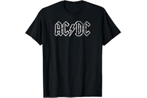 Offizielles AC/DC Jagged Logo Rock Musik Band Hard Rock T-Shirt