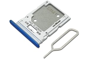 Eonpam Dual SIM Karte Rahmen für Xiaomi Redmi Note 11 Pro 5G Card Tray SIM Kartenhalter Slot Schlitten Halter + SIM Pin(Blau)