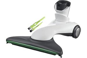 Italdos Cepillo Suelo Duro compatible para Vorwerk Kobold VK 150 VK 140 VK 135 VK136 VK130 VK200 HD50 incluyendo cerdas para debajo del cepillo