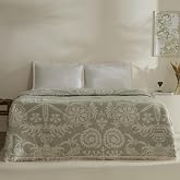 Karaca Home Avery M&uuml;slin &Ccedil;ift Kişilik Pike Takımı Mint