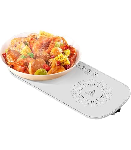 AsaLiT Plateau Chauffant électrique pour Aliments, Set de Table avec Panneau Tactile, Plaque Chauffante en Silicone pour Buffet de Fête, Facile À Nettoyer AsaLiT Plateau Chauffant électrique pour Aliments, Set de Table avec Panneau Tactile, Plaque Chauffante en Silicone pour Buffet de Fête, Facile À Nettoyer