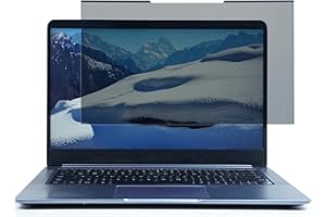 ZOEGAA Magnetic Laptop Privacy Screen 15.6 Inch for 16:9 Laptop,Removable Anti-Glare Blue Light Blocking Privacy Screen, Compatible with Dell/HP/Envy/Acer/Asus