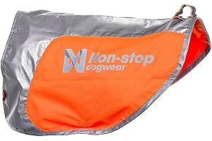 Non-stop dogwear Reflective Hundeweste | Sicherheitsweste mit 3M Reflective, Größe:XL, Polyester, Orange, XL