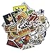 Produktbild Minear Kühle Aufkleber Band Rock Graffiti Aufkleber PVC Helle Film Druck wasserdichte Fahrradcomputer Kühlschrank Persönlichkeit Aufkleber 52 Stücke Pack