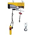 TROM (Powered by IZOM) Mini Electric Hoist For Material Handling Lifting in Factories, Warehouses, Construction Site, Single Phase 1150W Powerful Motor Single/Double Slings Lifts 20 Meter (600kg)