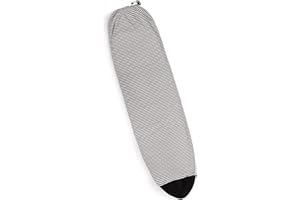 51buyoutgo Surfboard Sock Cover per tavola da surf, ad asciugatura rapida, con chiusura a coulisse e protezione per il naso imbottita, accessori da surf