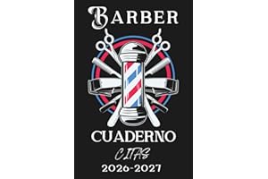 Agenda Planificador cuaderno de citas para Barberos, peluqueros, estilista, libro de citas: 196 páginas, formato A5 fácil de llevar, 5 semanas por ... del próximo año, cuaderno para un año y medio
