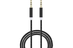 N\\A XPMY 3FT/1M 3.5mm AUX Cable, Nylon Braided Jack Cable for Headphones, Smartphones, iPod, iPad, MP3/MP4, Computer, Car Stereo/Speaker
