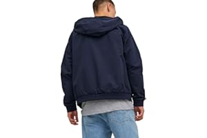 Jack & Jones Jjerush Blocking Hood Bomber Noos Chaqueta, Hombre