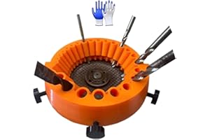 URPIZY Affilatrice per trapano 2-13 mm per smerigliatrice angolare 125 mm, trapano abrasivo, levigatrice per punte smussate, strumento di levigatura multiuso, accessori per trapano elettrico (B)