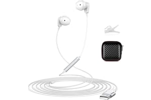 ACANDYA Écouteurs PC avec Microphone, écouteurs de Gaming avec câble pour Ordinateur portable/Mac/Zoom/PS5/PS4/Chrome, écouteurs USB avec contrôle du Volume