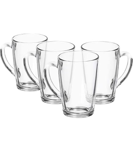 Anchor Hocking Caf Glass Coffee Mugs, 16 oz, Set of 6 : Anchor Hocking:  Amazon.co.uk: Everything Else