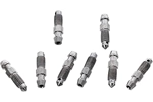 BIGG RED M7 X 1 30.5mm Acciaio Inox Freno Spurgo Viti Raccordi (8)