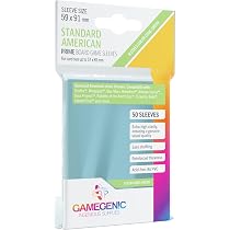 59x91mm - Lot de 50 protège-cartes Prime Standard Usa - Gamegenic 59x91mm - Lot de 50 protège-cartes Prime Standard Usa - Gamegenic