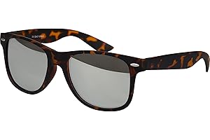 Balinco Lunettes de soleil Nerd UV400 CAT 3 CE Rubber style rétro Lunettes vintage unisexes avec charnière à ressort pour femmes et hommes (différentes)