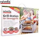 Nivella Grill Station +5x Einweggrill Picknick Holzkohlegrill Einmalgrill Metall – Bild 3