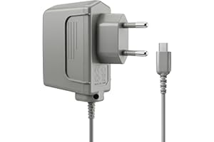 Sanicata AC Adapter für Nintendo DS Lite NDSL, 1,2m Wand Reiseladegerät mit Schutzfunktionen, Ersatzladekabel kompatibel mit NDSL Konsole
