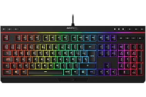 HyperX Alloy Core RGB – Teclado gaming de membrana, RGB dinámico, Anti-ghosting (QWERTY Español)