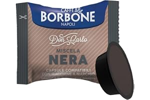 Kapslar för Lavazza a Modo Mio Caffe' Borbone Don Carlo blandning svart 400 Miscela Nera