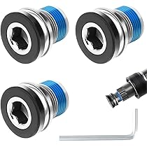 Fahrrad Kurbelarmschrauben 2 Stück M10*14mm Mit Kappen