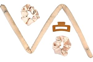Curly Dreams Hair, Set para el Cabello, Seda Mulberry, Rizos sin Calor, Pelo Rizado, Rizadores de Pelo Largo, Pelo Rizado, Rizador sin Calor, Pelo Ondulado