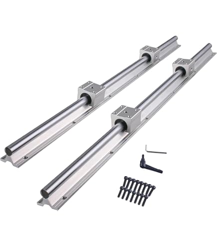450mm Guide Rail For 3D Printer Sourcing Map MGN12 450mm Linear Guide ...