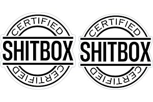 CONCRETE SANDWICHES Certified Shitbox x 2 4 x 4 Inches Printed Decal Sticker For Glass/Car/Wall/Window