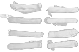 Haptufer 10 PiiCes SSRies PVA Filets de de PPChe -Mesh 5 M Recharge de PPChe la Carpe de Stockage Bait Wrap 25Mm Alimentateurs de PPChe