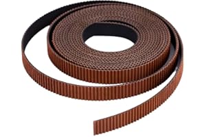 ZIZISHU Super Print GT2 Cinghia dentata 9mm Timing Belt,GT2 Belt 9mm Width,3D Printer Open GT2 Timing Belt,Upgrade Nylon Tooth Surface Non-Slip Version for Voron 2.4 and Other 3D Printers,CNC.(5m)