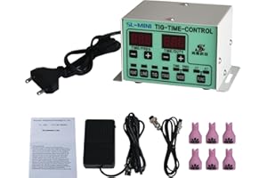 FIABHRAS Mini Cold Welding TIG Pulsregler SL‑MINI Kaltschweißmodul für WIG TIG Schweißgeräte | Punkt Puls Dauer Schweißen mit 2T 4T Steuerung für Dünnblech Edelstahl (+Fußpedal)