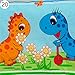 3 PIECE NURSERY BABY BEDDING SET (reg to fit COT 60x120cm) - Dino Blue