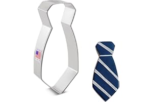 ANN CLARK COOKIE CUTTERS Formina per Biscotti Stampo per cravatta 12,1 cm, Prodotto negli Stati Uniti da Ann Clark